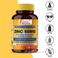 Suplemento de zinco de 50mg de suplementos imunes de vitamina C
